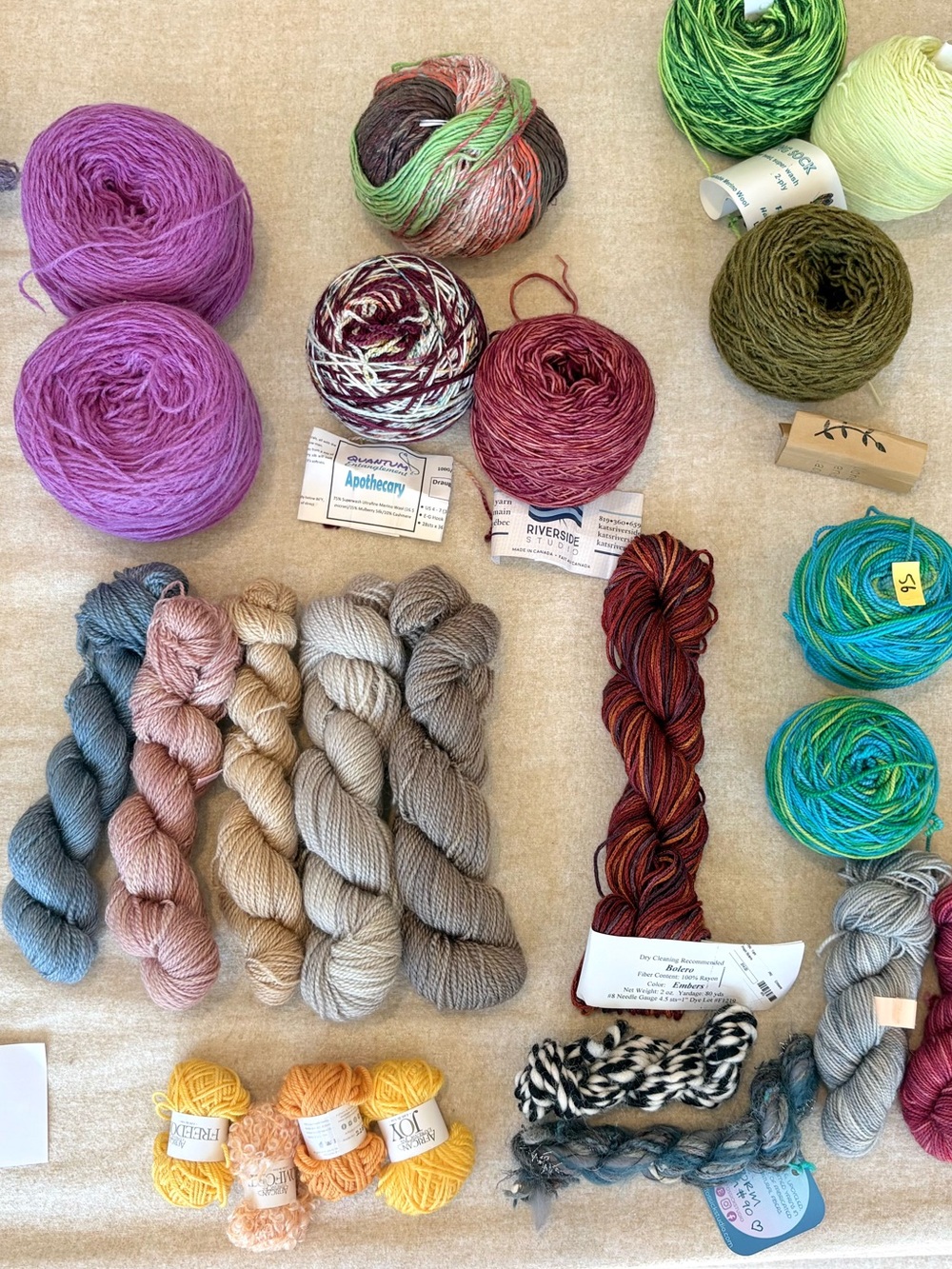 cashmere sock, mohair bundles - indie + vtg yarn bundles - freebies w orders